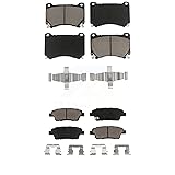 CMX Front Rear Ceramic Brake Pads Kit Replacement