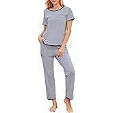Fysumeoa Womens Pajama Sets Fall 2 Piece Soft Lounge Set Ladies Pj Set Comfy Loungewear Sleepwear with Pockets