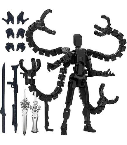 Amazon.com: PkghoKids Assembly Completed T13 7.2inch Action Figure