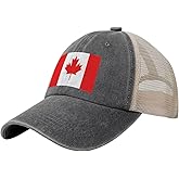 ASYG Flag Hats Women Men Mesh Hat Adjustable Trucker Hat Flag Baseball Cap for Women Men