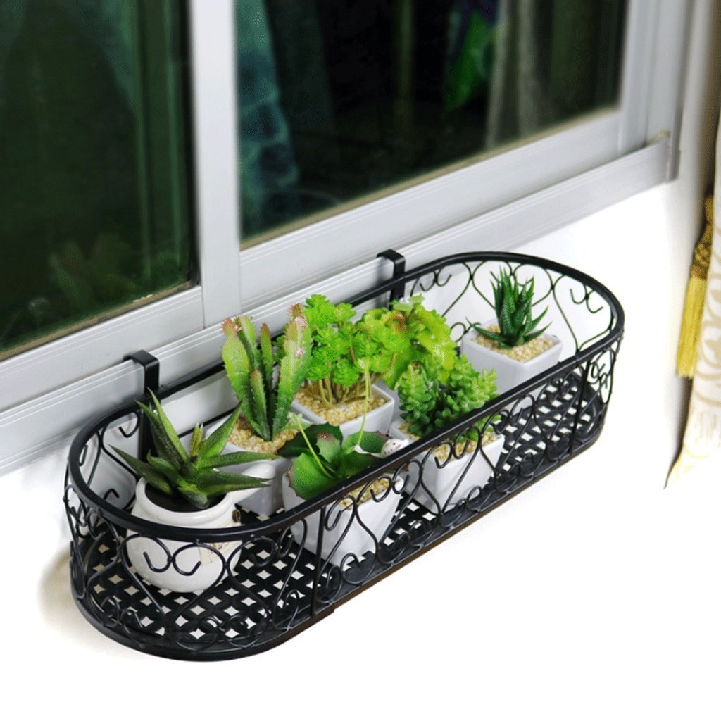 Edge to Flower racks Oval Flower Racks Windowsill Flower Racks Balcony