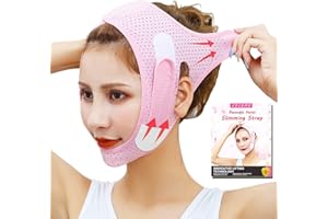 EDCBMB Double Chin Reducer Face Slimming Strap Chin strap for sleeping Jaw Exerciser V Shaped Mask Eliminator Remover Tape Belt for women Anti- Wrinkle Face Mask Lifting Bandage for Shaggy Skin
