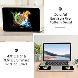 LSS Laptop 15 15.6 Skin Cover with Colorful Earth