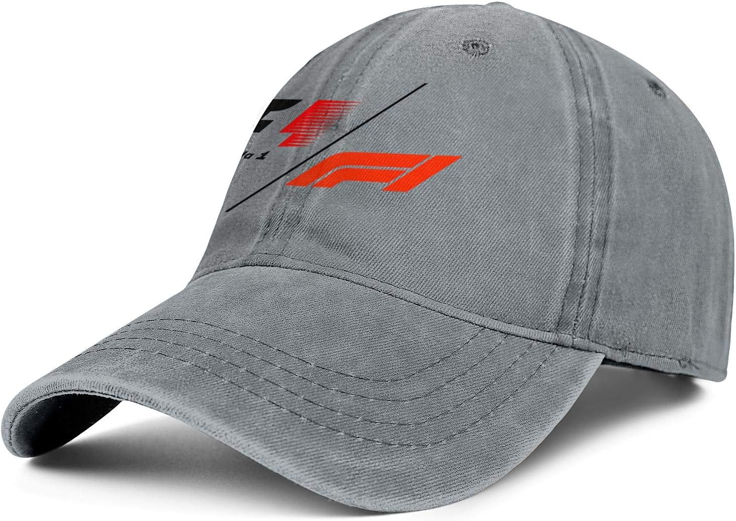 Custom Jeans Baseball Caps for Men Formula-1-logo- Unisex Dad Hat Adjustable Snapbacks