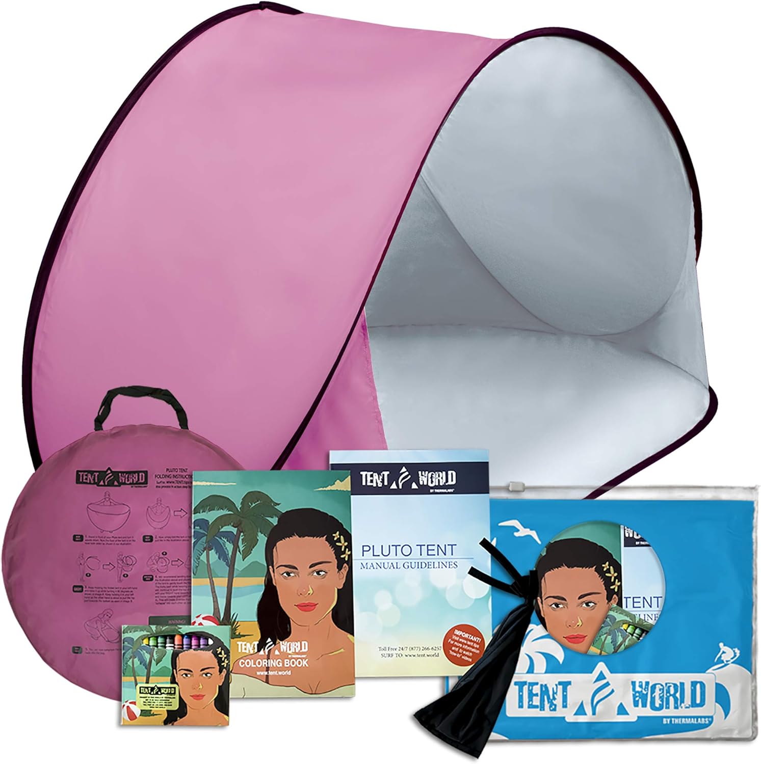 Tente De Plage Pluto Rose Un Accessoire Extraordinaire Pour Le Confort De Vos Enfants Une Tente De Luxe Et Legere Un Abri De La Chaleur Du Soleil Du Vent Et De La