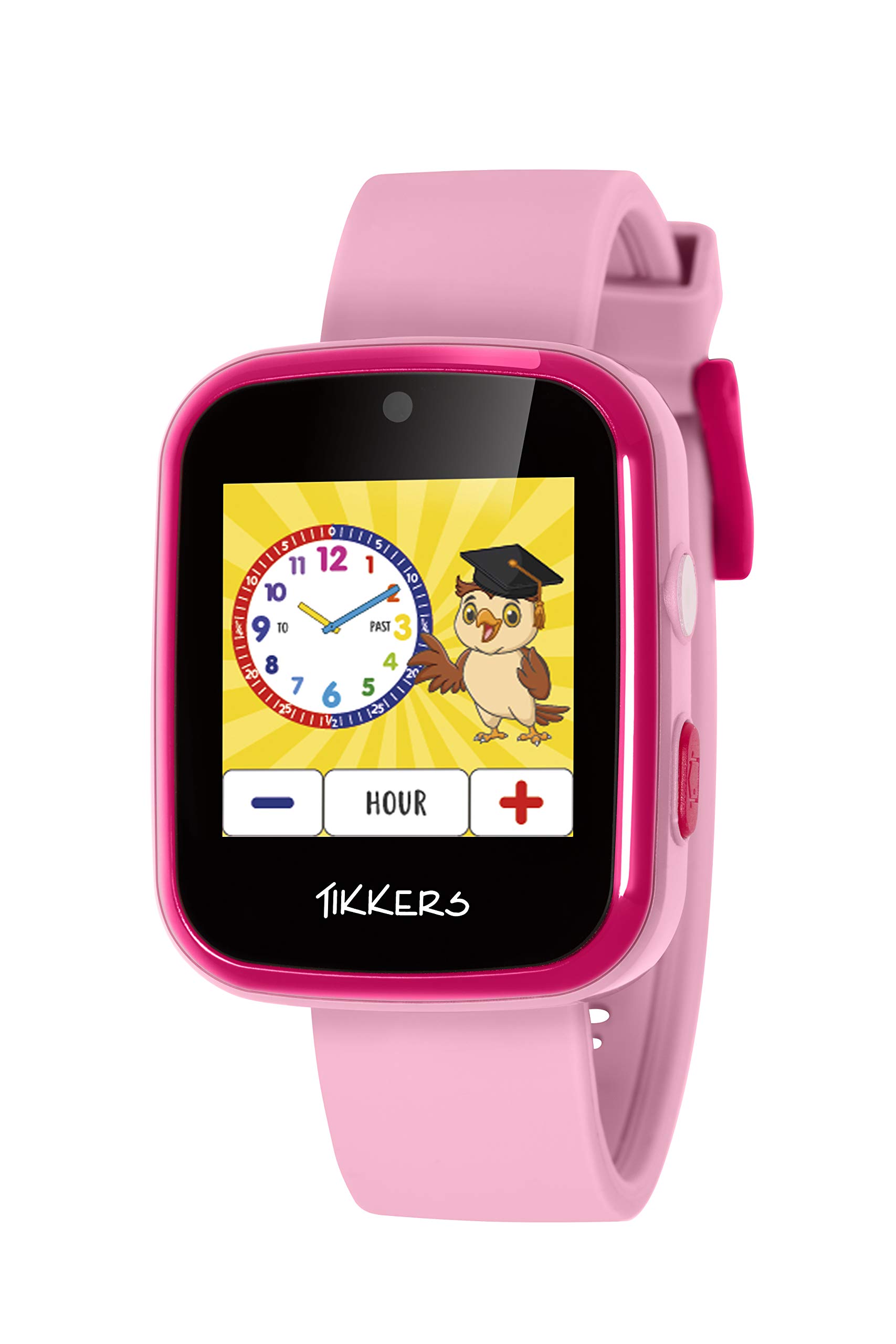 Tikkers Interactive Watch Pink Silicone Strap Interactive Smart Watch ATK1084PNK