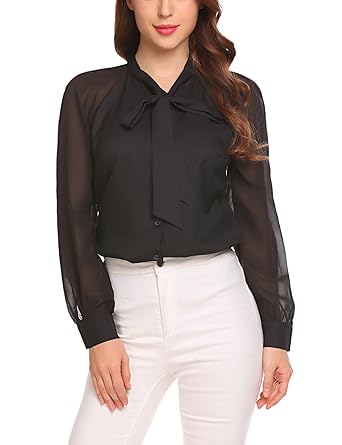 bow tie dress shirt womens
