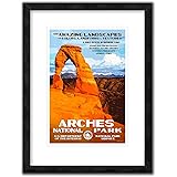 National Park Posters Arches National Park, Add Some Retro Flair To Your Home - Original Vintage National Park Decor Design b