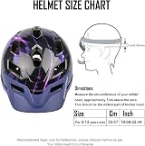 EXCLUSKY Kids Bike Helmet 50-57cm Dark Purple 5-13 Years EU CE Certified view 2