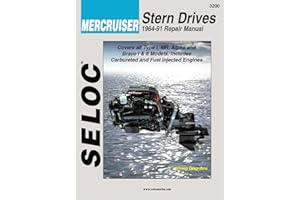 Sierra International Seloc Manual 18-03200 Mercruiser Stern Drives Repair Manual (1964-1991) Type I, Mr, Alpha & Bravo I & Ii Models, Includes Carbureted & Fuel Injected Engines