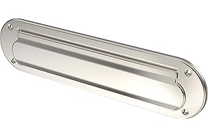Franklin Brass Derby Mail Slot for Door in Satin Nickel HHMSL-SN-U