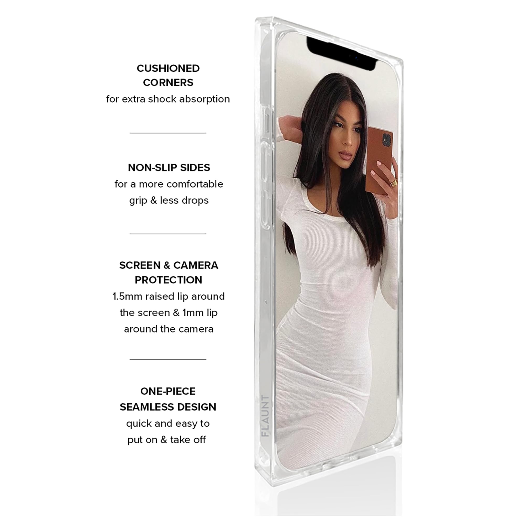 Flaunt Square Protective Case - Compatible with