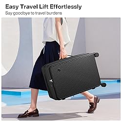 mixi 24 Inch Large Expandable Checked Luggage PC