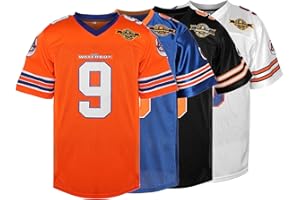 MESOSPERO Men 9 Bobby Boucher Football Jersey The Waterboy Mud Dawgs Movie Jersey Adam Sandler