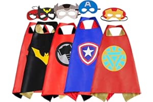 Kids Dress Up Capes Set Toys Costumes Party Favors Christmas Cosplay For Girls Boys