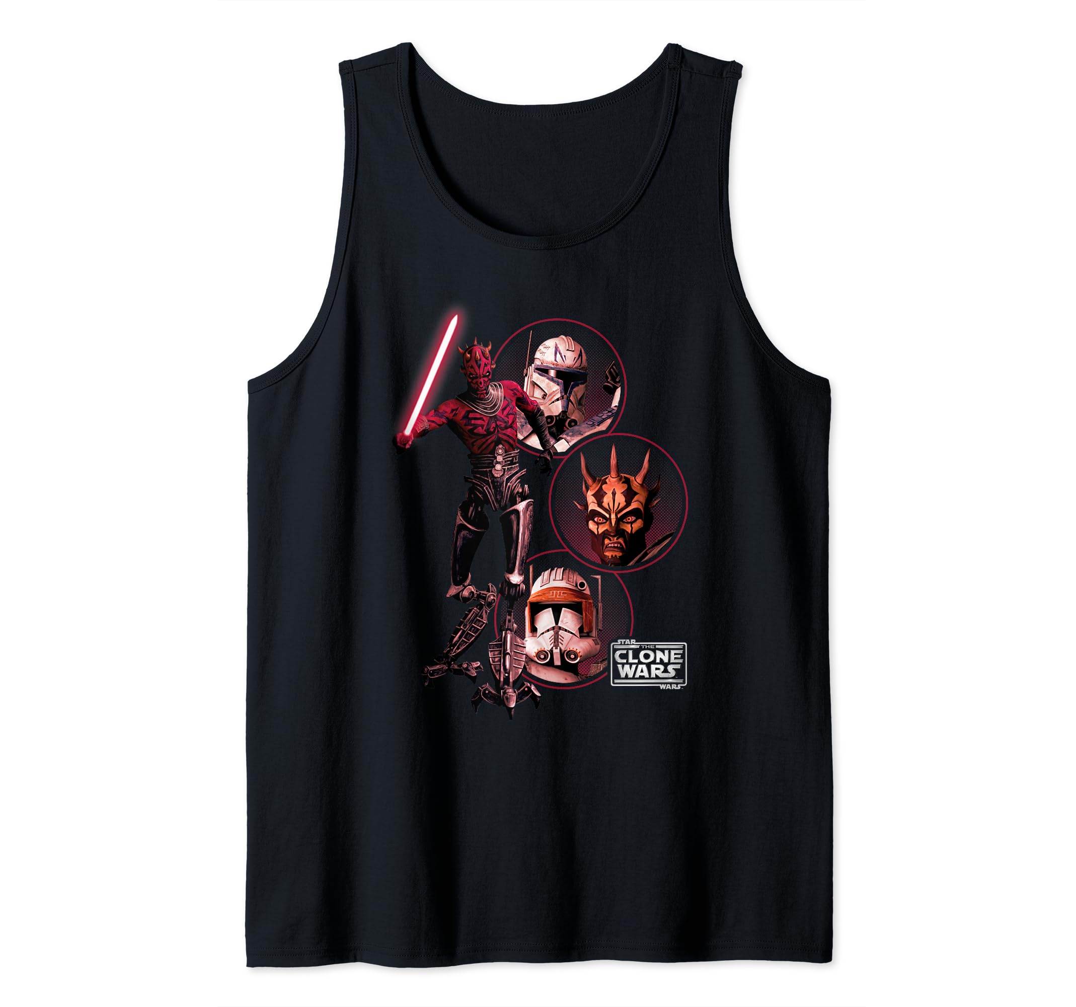 Star Wars: Clone Wars Dark Side Group Shot Tank Top