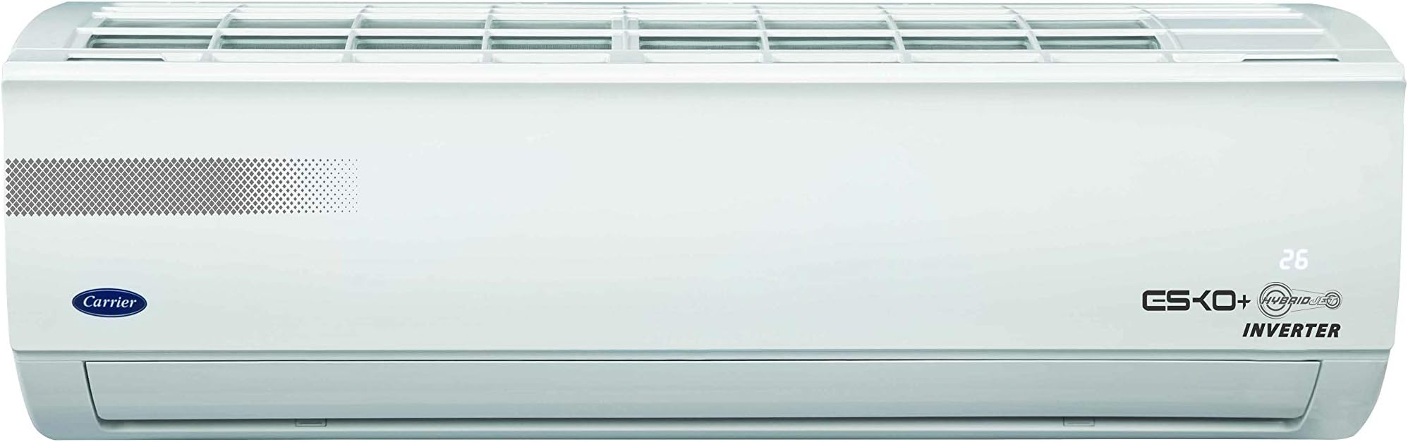 Carrier 1 Ton 3 Star Inverter Split AC (Copper ESKO+ HYBRIDJET INV R410ACAI12EK3R49F0 White)