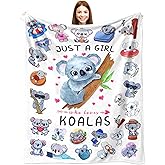 Koala Blanket Gifts Koala Stuffed Animal Lover Soft Flannel Koalas Bear Throw Blanket Decor Bedding 50"x40"