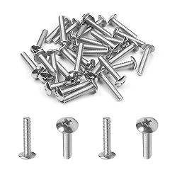 MroMax 30Pcs M4 x 20mm Truss Head Phillips Machine