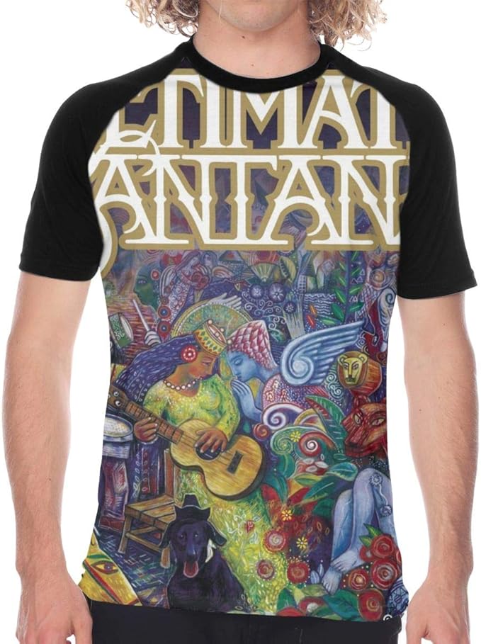 Amazon.com: Santana Ultimate Santana Men's T-Shirt Fashion Printed Short-Sleeved T-Shirts: Clothing
