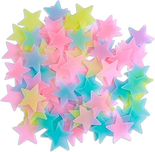 Colorful Glow in The Dark Luminous Stars