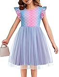 Flypigs Toddler Tutu Dress Girls Ruffle Dresses