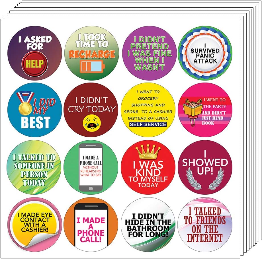 Creanoso Stickers for Adults Series 4 Self Care (20