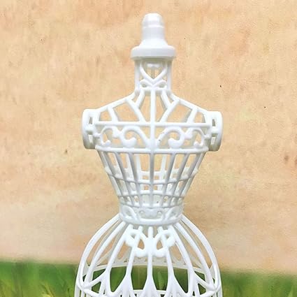 ellaroom Glamorous Doll Accessories Display Holder Dress Clothes Gown Mannequin Model Stand for Doll Girls Play DIY Toy(None No Clothes Included.)