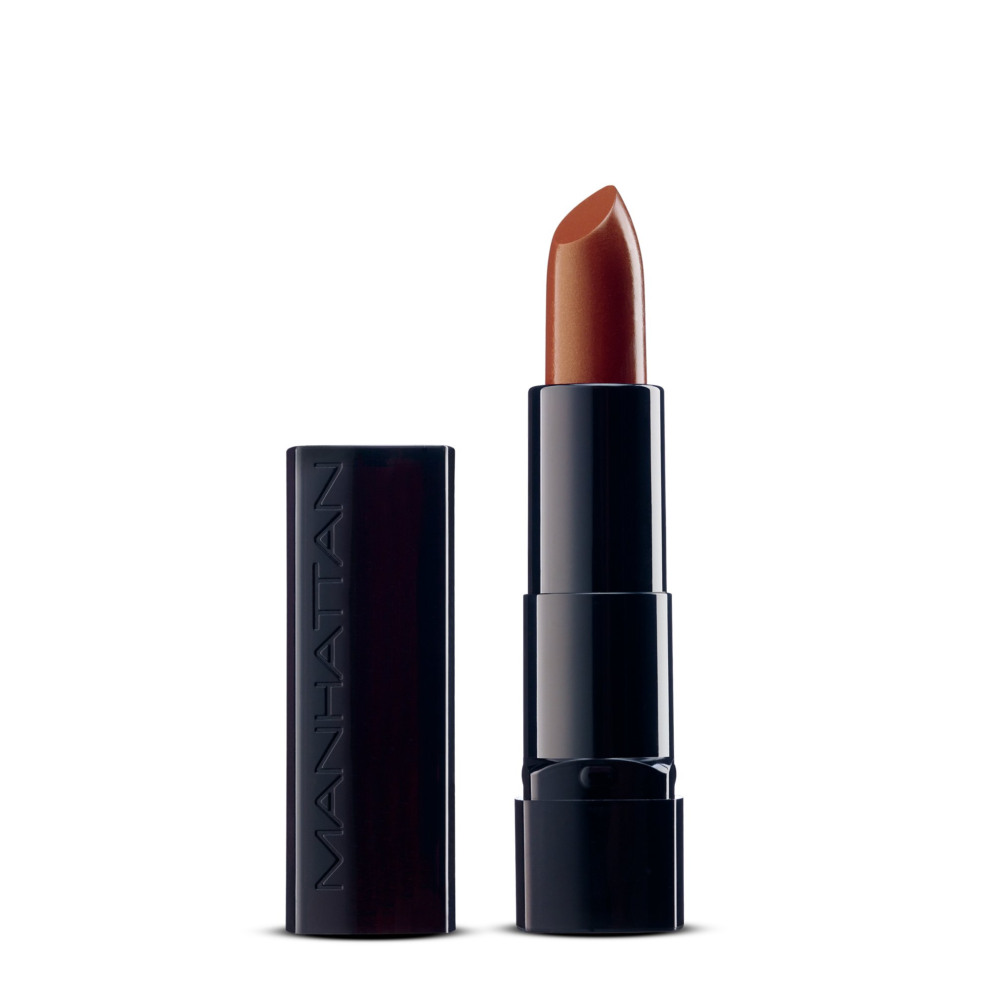 Manhattan All In One Lipstick Shimmering Lipstick for Long Lasting Shine and Intense Colour Crushed Cinnamon 320 1 x 4.5 g