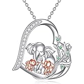 Hancock Animal Necklace Sterling Silver Mother Daughter Pendant Jewelry Gifts for Women