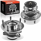 A-Premium 2 x Rear Wheel Bearing and Hub Assembly with 5-Lug Compatible with Mitsubishi Outlander 2013-2020, Outlander Sport 2013-2020, Eclipse Cross 2018-2020, RVR 2012-2019, FWD Only