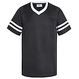Pullonsy Black Men's Women's Football Jerseys for