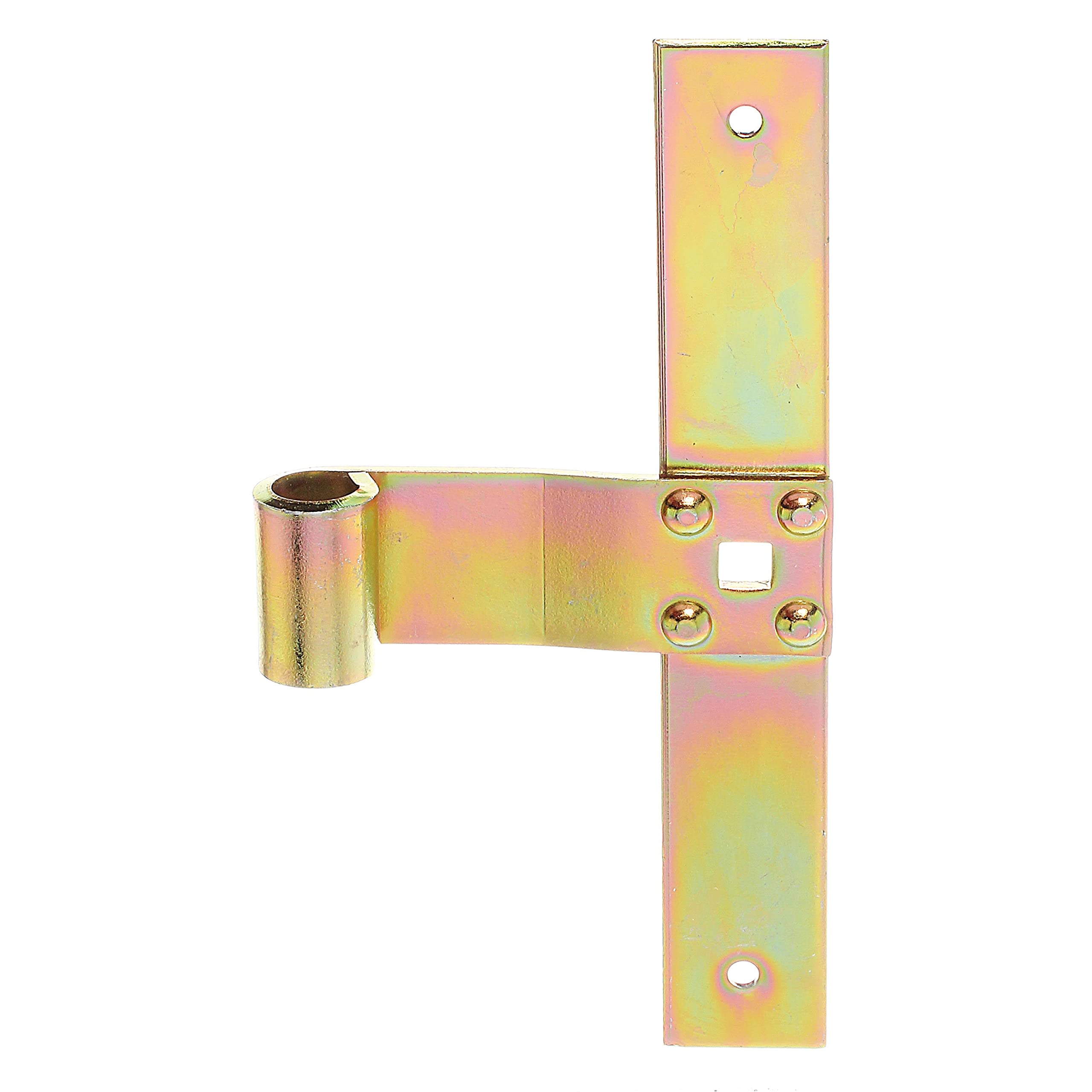 Gah-Alberts 313548 Shutter Stay Angle Hinge Straight H x W 200 x 30/3 mm Roller Diameter x W 13 x 35 mm Yellow-Galvanised