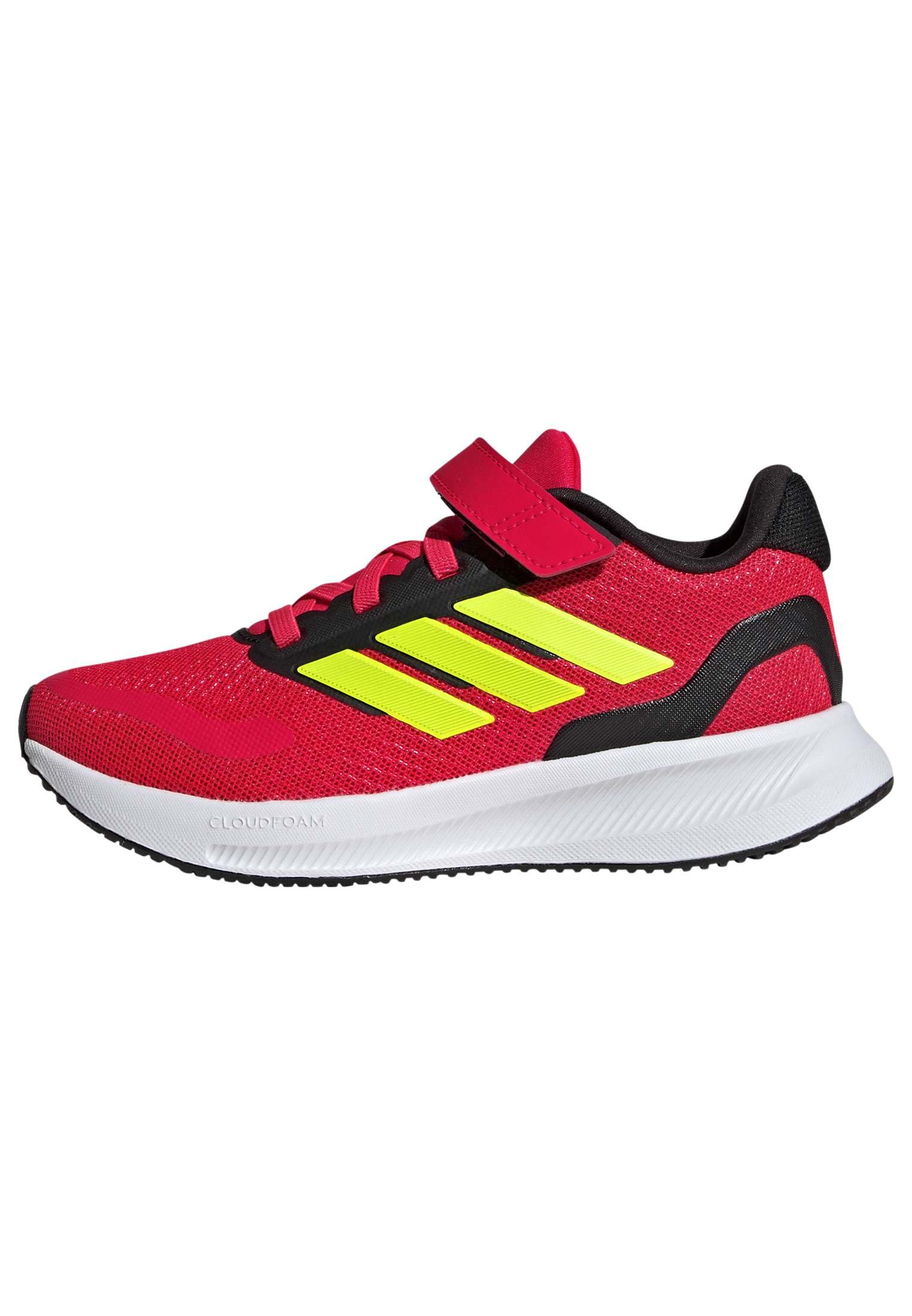 adidas Unisex-Kids Run Falcon 5, Lucid Red/Lucid Lemon/Black, 1.5 Image