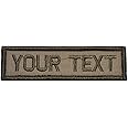 Customizable Text 1x3 Patch w/Hook Fastener Patch - Coyote Brown