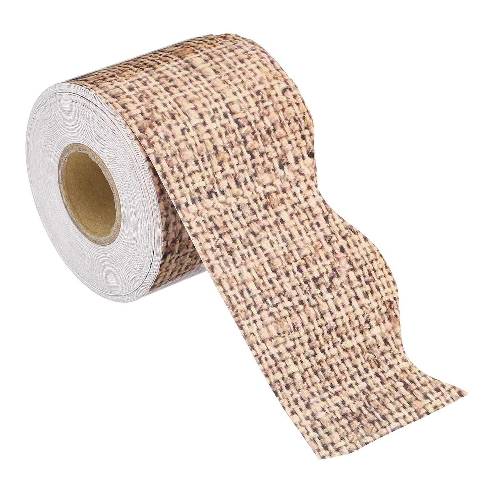 PATIKIL 2.24" x 65.6Ft Bulletin Board Border,Gray Wood Scalloped Trim Strips Wall Decor for Locker Classroom Cork Poster Black Board White Chalkboard, Wood