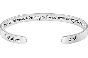 JoycuFF Bracelets for Women Funny Inspirational Gifts for Her Sister to Sister Jewelry Mantra Cuff Bangle