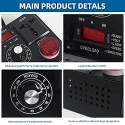 Premium AC Motor Speed Controller 120V - Adjustable