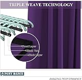 PONY DANCE Purple Blackout Thermal Curtains 66x72 Eyelet 2 Panels view 5