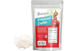 Bakerpan Paramount Crystals for Thinning Chocolate, Carob & Yogurt Coating, Chocolate & Candy Melts - 4 Ounces
