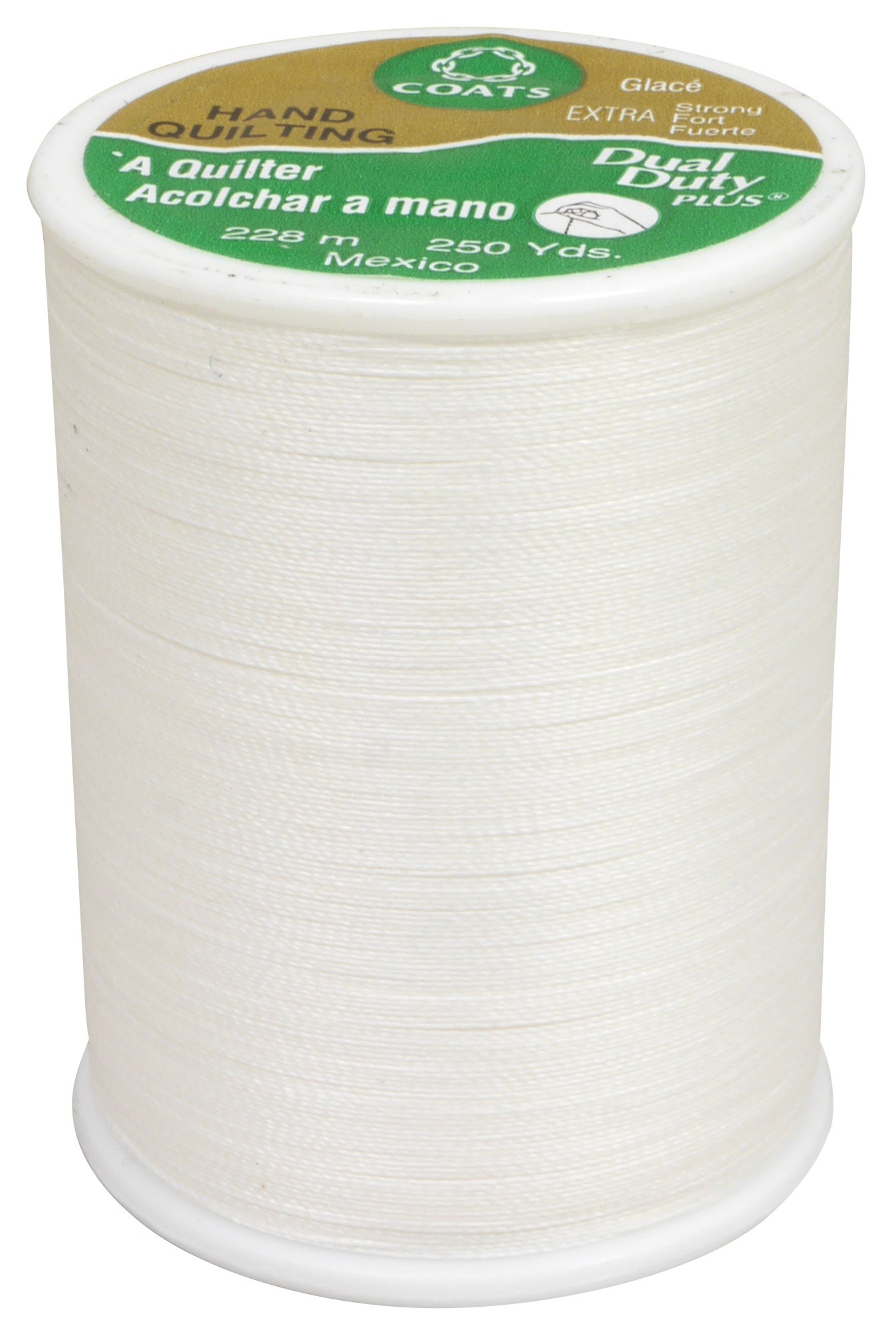 ダルマ Dual Duty デュアルデューティ Art.260 パッチワーク糸 40番 228m巻 col.1 白 01-0800 ホワイト商品画像