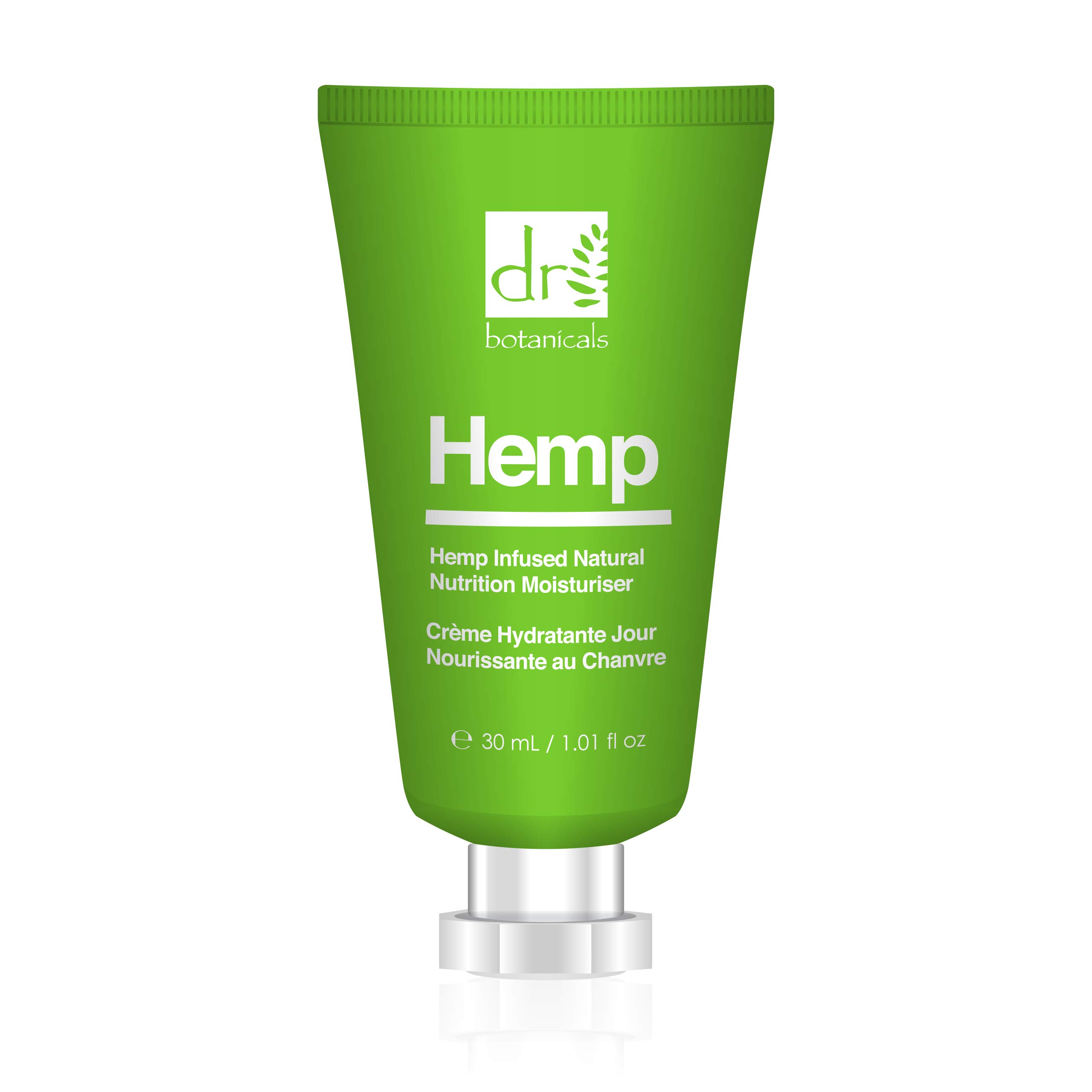 Dr Botanicals Natural Hemp Infused Natural Nutrition Moisturiser with Cocoa Butter, Hemp Seed Oil 30ml
