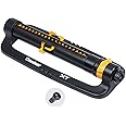 Melnor 65074-AMZ XT Turbo Oscillating Sprinkler with 2-Way Adjustment and QuickConnect Product Adapter Set, Amazon Bundle