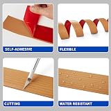 Zayejod Self Adhesive Floor Transition Strip 3M Yellow Wood Grain view 3