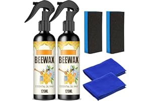 Natural Micro-Molecularized Beeswax Spray, Molecularized Beeswax Spray, Beeswax Furniture Polish, Wood Seasoning Beewax, Bees