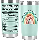 PRPinkRain Teacher Appreciation for Women, Men - Teacher Day Gifts, Back to School, Birthday Gifts Idea, Appreciation Week - 20 Oz Tumbler Cup Mug
