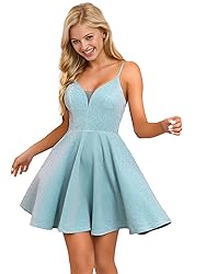 Ever-Pretty Women's Summer Dresses Glitter V Neck