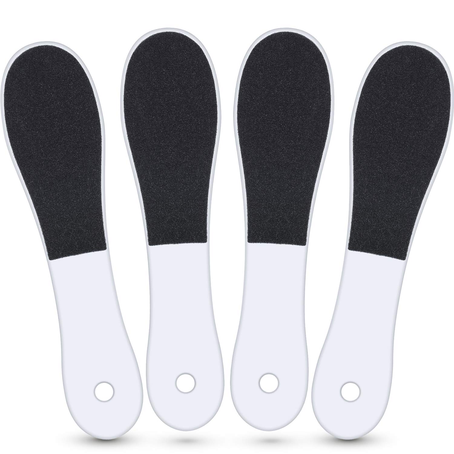 4 Pieces Double-Sided Foot File Foot Rasp File Dead Skin Remover Foot Scrubber Hard Skin Remover Foot Care for Wet and Dry Cracked Feet