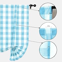 NATUS WEAVER Tie Up Curtain for Kitchen Window