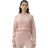 LilySilk Womens Pullover Sweater 100% Cashmere Oversized Hoodie with Detached Hood for Fall & Winter Causal